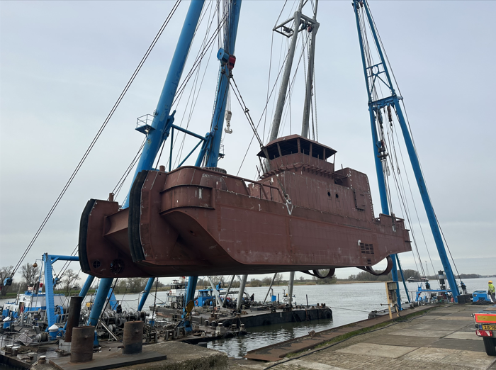 Neptune Marine’s New Built Hull EuroCarrier 2611 On Her Way To Our Yard ...