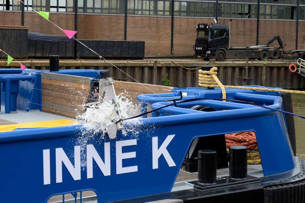 Water splashing the EuroCarrier 3314